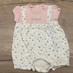 フラワープリントロンパース 70-80cm
