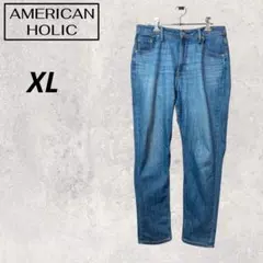 アメリカンホリック ストレート デニム ジーンズ ジーパン カジュアル 春 夏