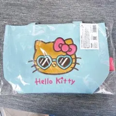 サンリオ 日焼け ハローキティ ランチバッグ トートバッグ ミント サングラス