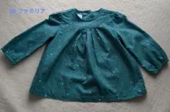 familiar 水玉模様 チュニック　ブラウス　長袖　80サイズ