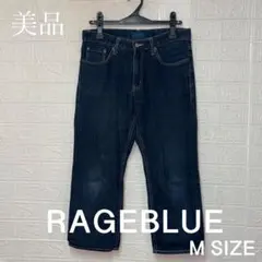美品 RAGEBLUE デニムパンツ インディゴ Mサイズのサムネイル