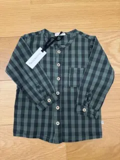 1＋in the family チェックシャツ　キッズ