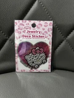 ジュエリーデコステッカーキティー