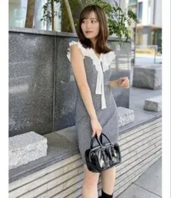 SNIDEL コンストラクトミニワンピース - メルカリ