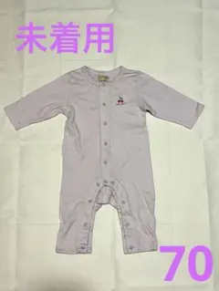 petit main プティマイン カバーオール 長袖ロンパース 70cm