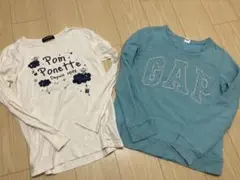 長袖シャツ pom ponette & GAP トレーナートップス 2点　160