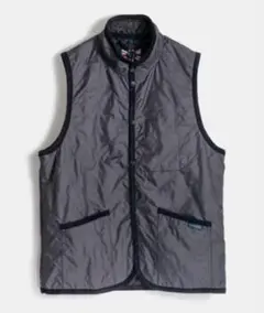 定価39600円 LAVENHAMラベンハム キルティングベスト ネイビー 44