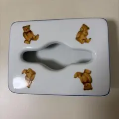 NARUMI ナルミ 陶器製 ティッシュボックス テディベア