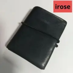 irose イロセ ショート コンパクトウォレット レザー 財布 ブラックのサムネイル