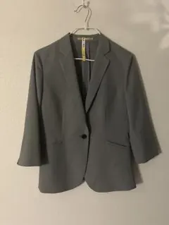 美品◆ORIHICA◆グレー◆夏用◆シングルボタン◆スーツ四角ジャケット◆L