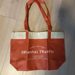 【新品未使用】oriental traffic 不織布　ショッパー