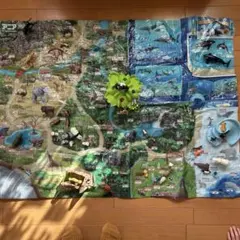 動物園フィギュアセット　アニア　色々　大きな動物園&水族館