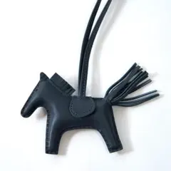 HERMES エルメス バッグチャーム ロデオ PM 黒