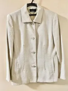 美品　ジャケットスカート　セット　ベージュ