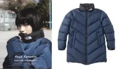 希少 小松菜奈着 THE NORTH FACE ダウンアセントコート M紺激レア