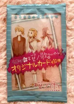 ファミマ限定「初音ミクde桜ノ歌」カード 「鏡音錬、鏡音鈴、巡音ルカ」