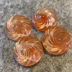 ❣️No.6373  アンティークボタン 21mm×4個　【ひボま】