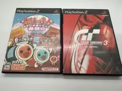 PS2 太鼓の達人 春祭りGRAN TURISMO 3 A-spec 2枚セット