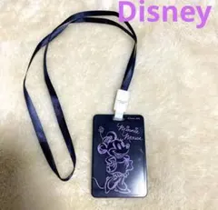 ミニーマウス　カードケースパスケース　Disney