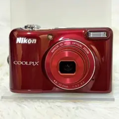 美品 Nikon COOLPIX L30 レッド コンデジ #0859 - メルカリ