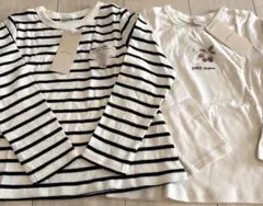 プティマイン　110 長袖　Tシャツ　ロンT petitmain 保育園着