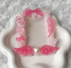 ホイップデコ　トレカケース　B8 ピンク系　韓国　推し活　リボン　ハート