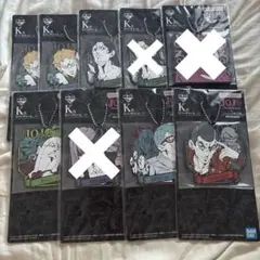 一番くじ ジョジョの奇妙な冒険 K賞 ラバーチャーム　6点セット