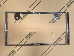 新品未使用】30系セルシオ ナンバーブラケット 202 ブラック トヨタ