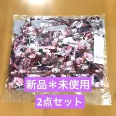 SUKALA】フルオブフラワーセパレートタンク・モーヴ・S【新品／未着用