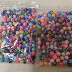 週末価格 カラフルねじりビーズ 60個×2 - メルカリ