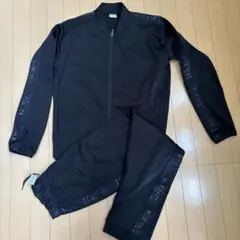 アスレタ　ブラック ジャージ上下セットのサムネイル
