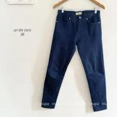un dix cors ストレッチストレートデニムパンツ　uc14