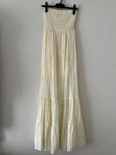 SHEIN ベアトップロングワンピース