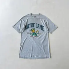 フルーツオブザルーム 90s USA製 ノートルダムカレッジT シングルステッチ