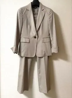 上質スーツセットアップ ストライプ ウール混 LAUTREAMONT 【訳あり】