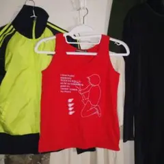 00s vintage 短丈 タンクトップ レッド 平成のサムネイル