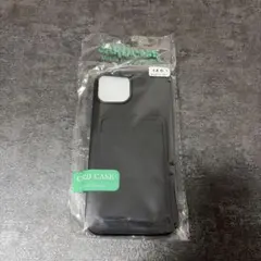 iPhone 14 6.1インチ用 カード収納ケース ブラック