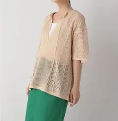 状態良好！ローリーズファーム★パッチワークスキッパーニットプルオーバー★F