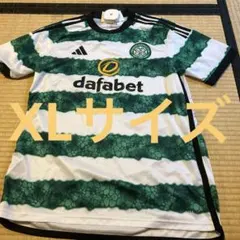 サッカーシャツ 緑 セルティック　記名と水通しのみ　アディダス