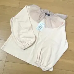 カットソー　ロンt 120 新品　ピンク　長袖