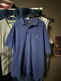 Polo Ralph Lauren ブルー　ポロシャツ XXL