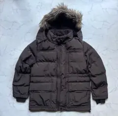 UNIQLO フード付きプレミアムダウンジャケット メンズMサイズ used