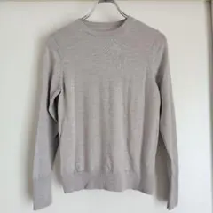 良品計画 MUJI 無印良品 ニット 長そで 薄手 春秋ニット