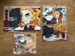 鬼滅の刃 煉獄杏寿郎 クリアポスター BIGマグネット 3点セット まとめ売り