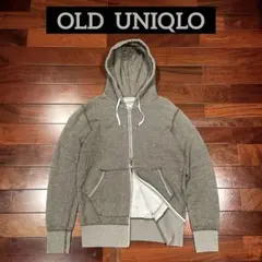 OLD UNIQLO パーカー ダブルジップ オリジナルウォッシュ hoodie