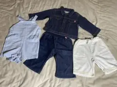 ベビー服4点まとめ売り【匿名配送】コンビ、コンビミニ、ファミリア　70 & 80
