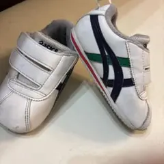 asics 14.5cm アシックス　スニーカー ホワイト