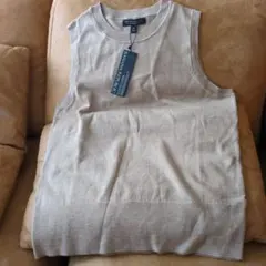 新品未使用)BANANA REPUBLICノースリーブ！Mサイズ定価6490円