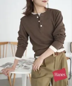 【Hanes/ヘインズ】SLOBE別注WAFFLE 2PACKカットソー