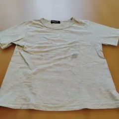 COMME CA ISM Tシャツ 120A グレー 星英字ロゴ